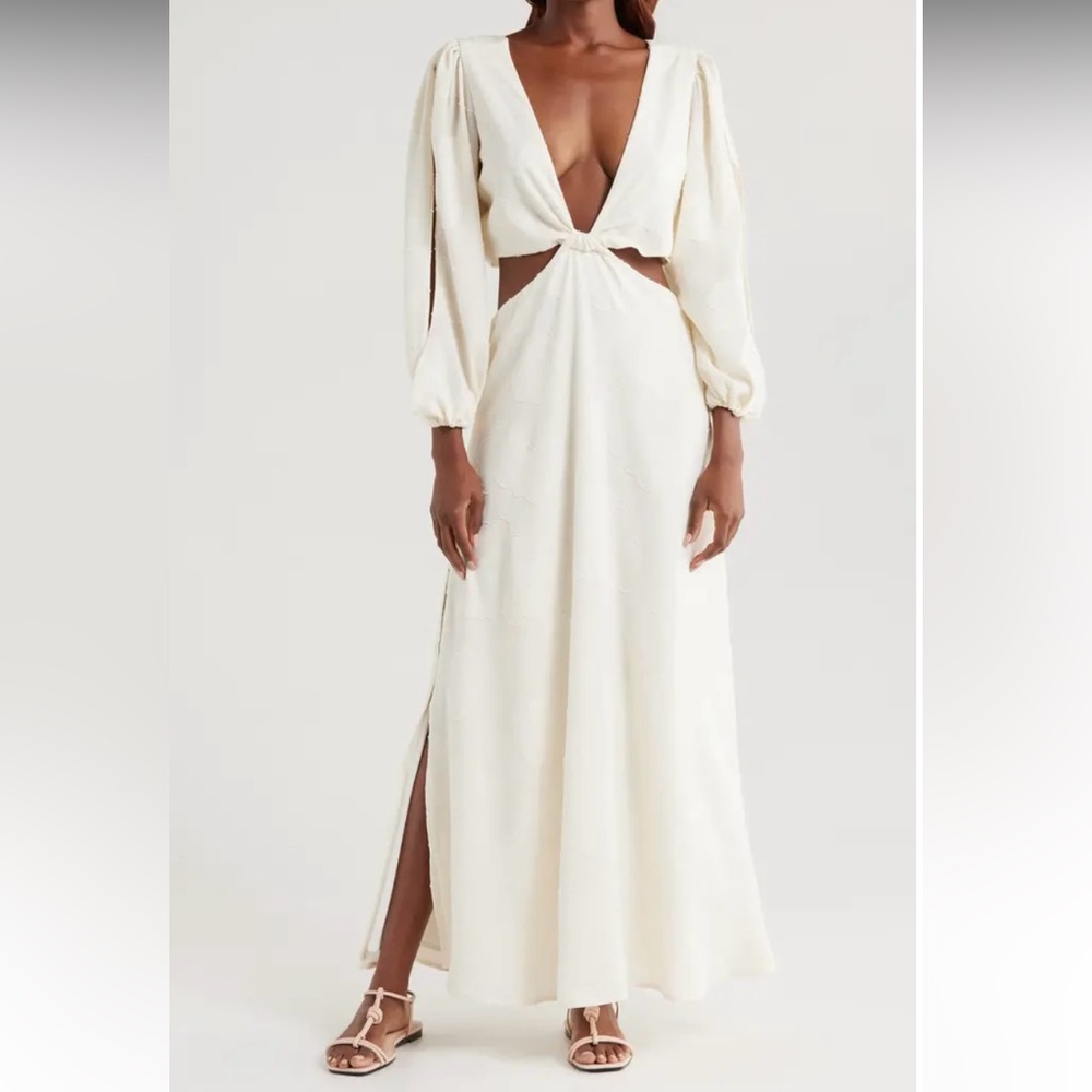 Boamar Bianca Cut Out Cover Up Maxi Dress
